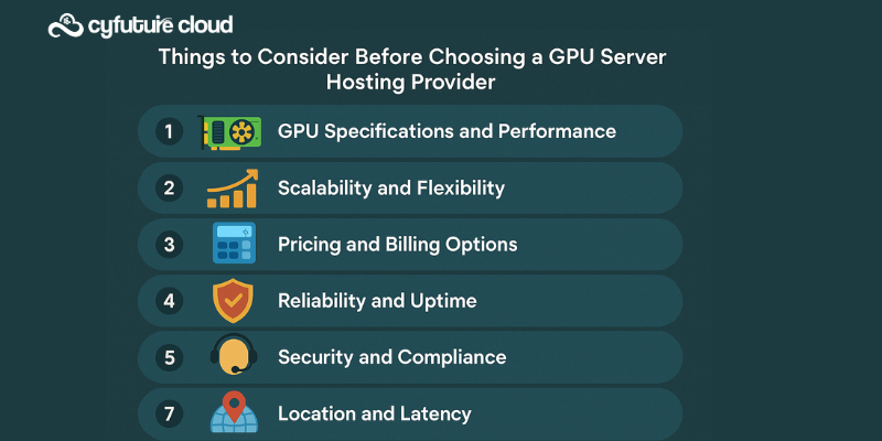 Things to Consider Before Choosing a GPU Server Hosting Provider