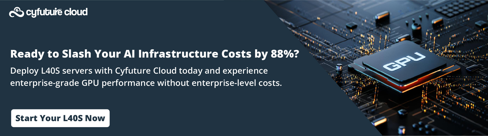 Deploy L40S servers with Cyfuture Cloud today and experience enterprise-grade GPU performance without enterprise-level costs