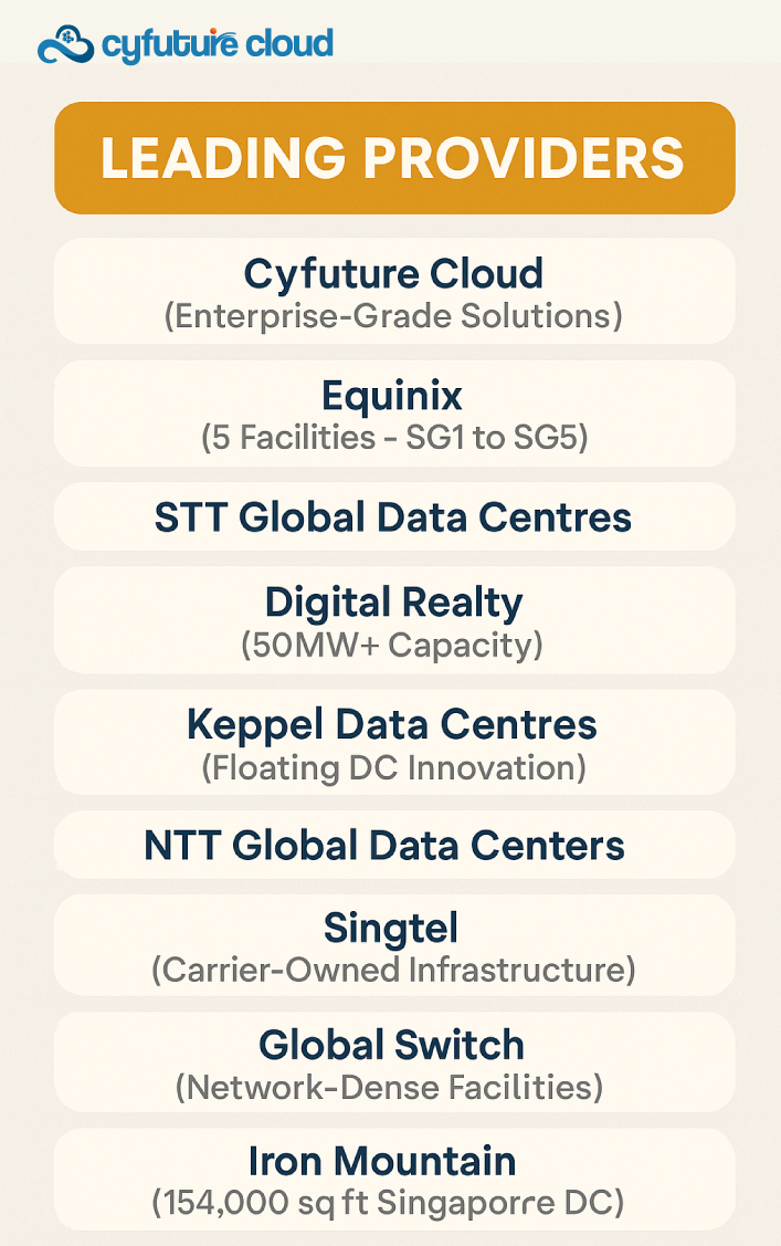 Leading Players The Top Colocation Providers in Singapore Powering Digital Transformation